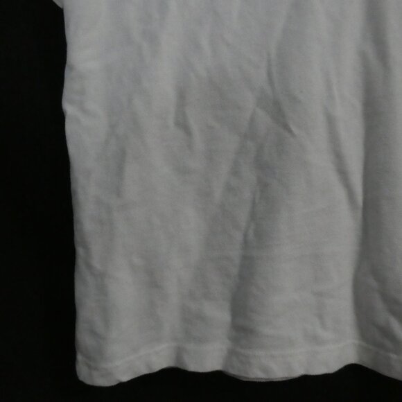 OLD NAVY | large (10-12) regular | Classic White Short Sleeve Polo Shirt - Picture 11 of 12